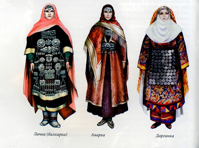 Национальные костюмы Дагестана всегда сочетали красоту и скромность