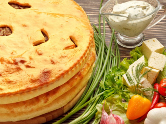 Фыдчин - осетинский пирог с мясом