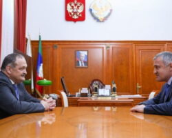 Главы республик обсудили вопросы взаимодействия между Дагестаном и Южной Осетией